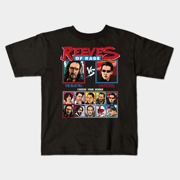 Keanu Reeves of Rage Kids T-Shirt by RetroReview